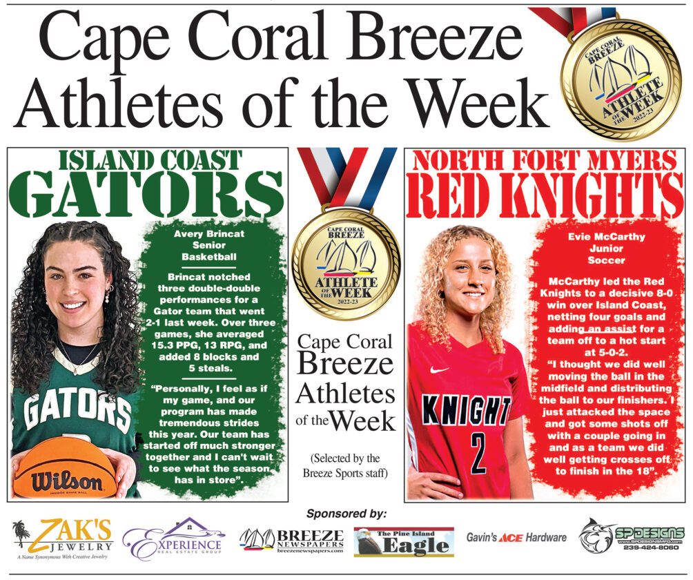 Athletes of the Week 12/9/22 News, Sports, Jobs North Fort Myers